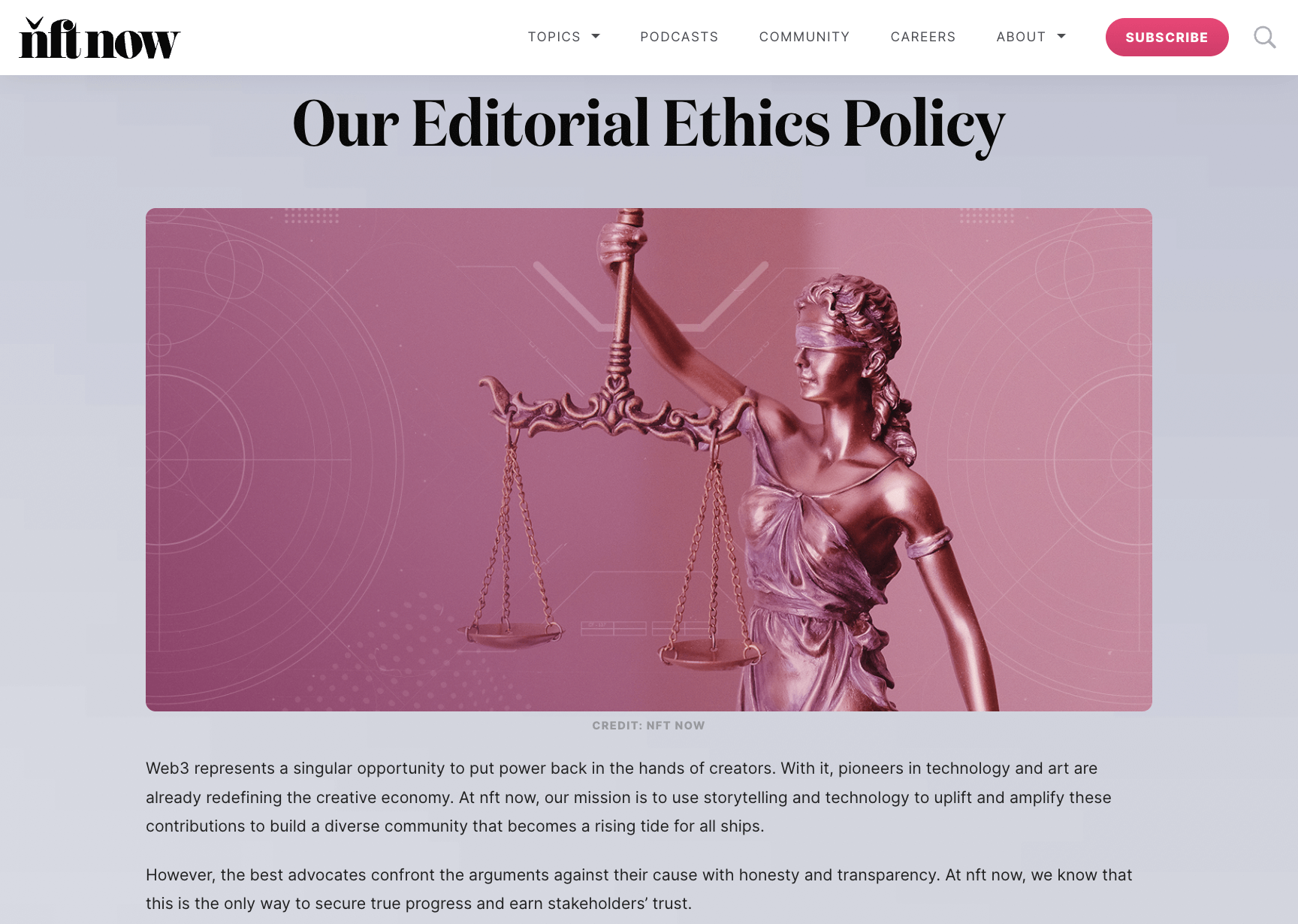 nft-now-editorial-ethics-policy