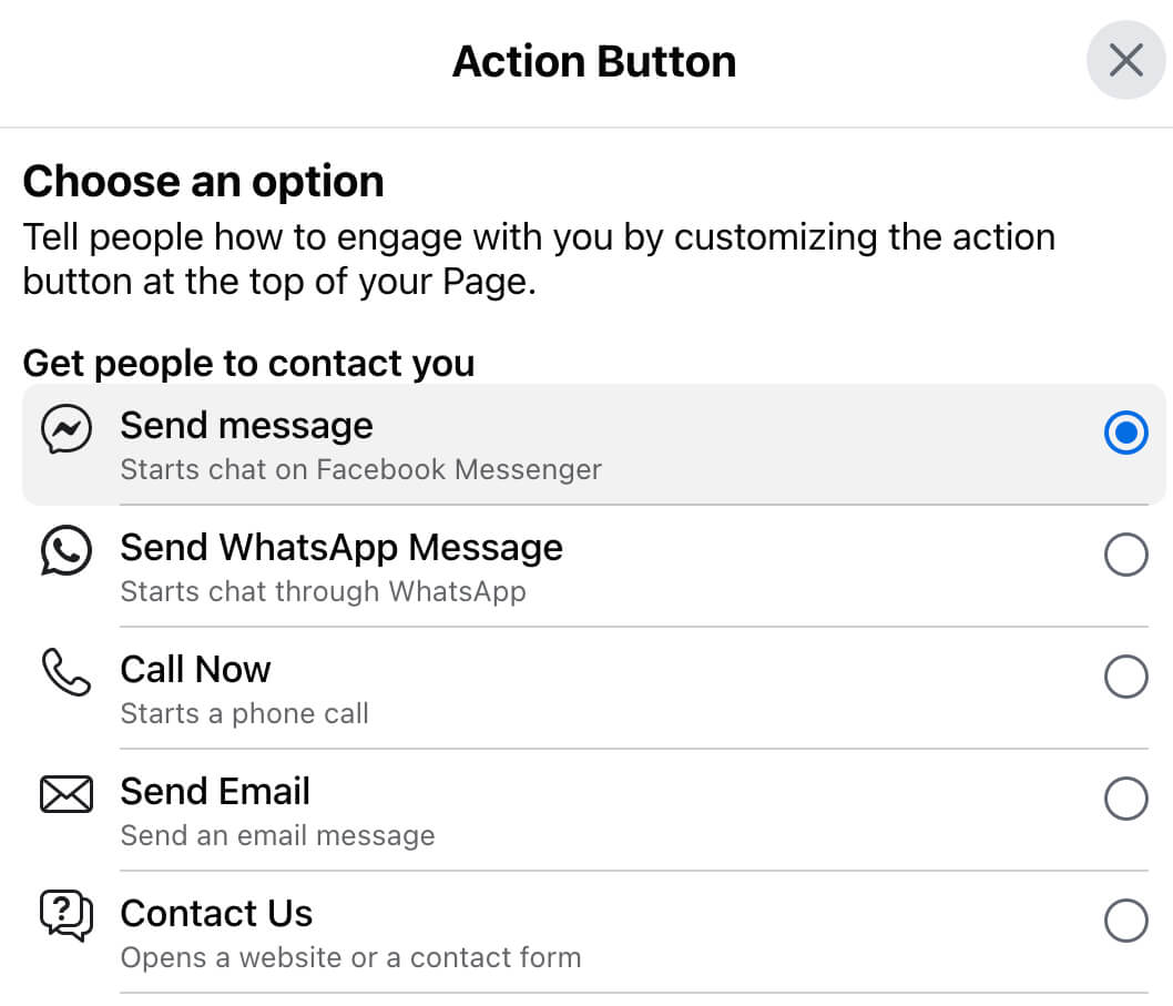 facebook-messenger-for-business-optimizing-dm-strategy-add-messages-action-button-choose-option-send-message-14