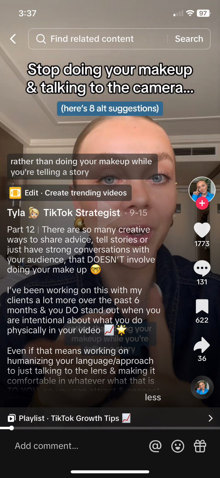 sharing-relatable-moments-on-tiktok-example