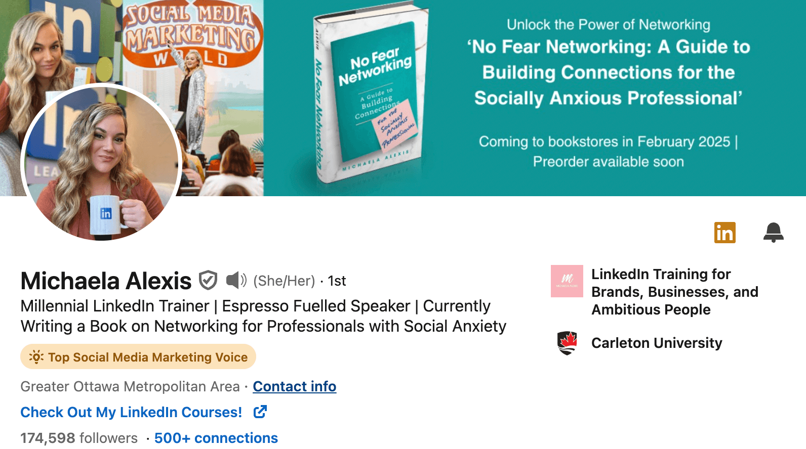 linkedin-written-content-strategy-personal-profile-vs-company-page-example-1