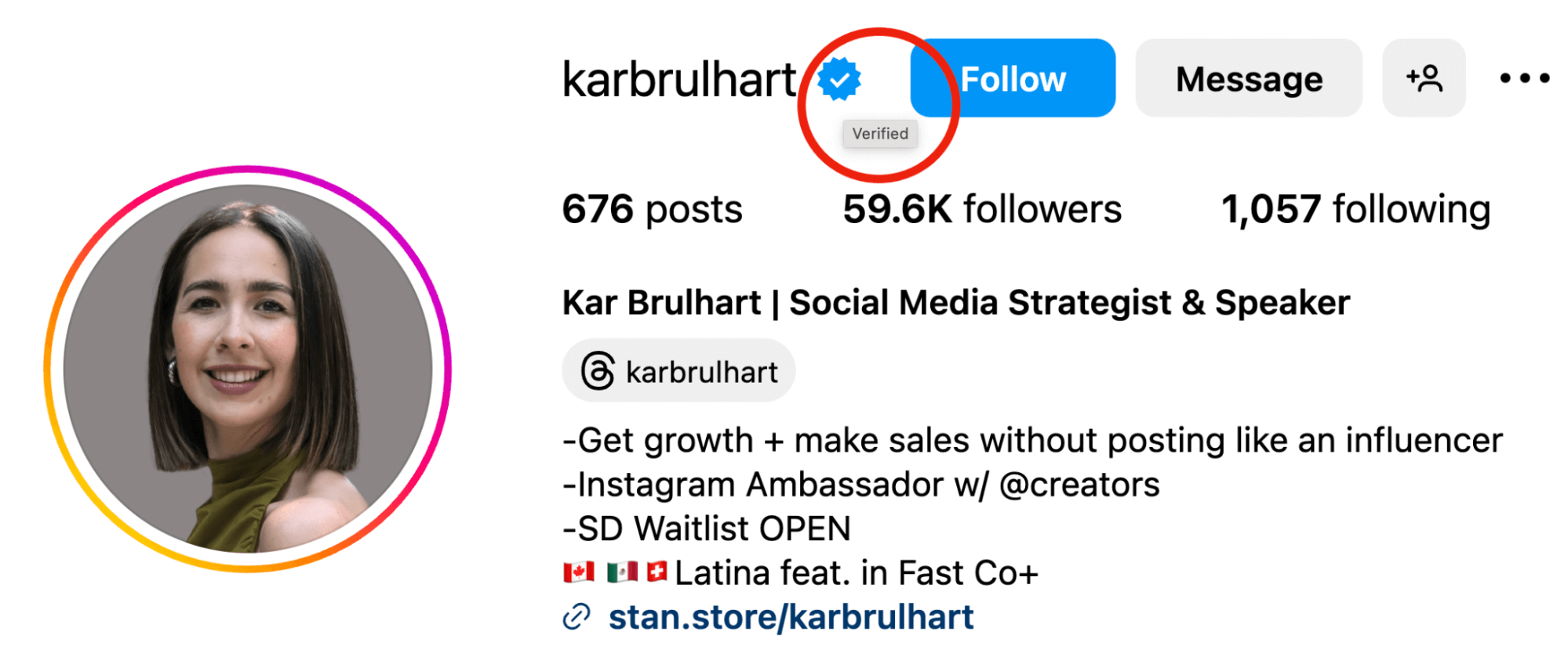selling-more-with-instagram-a-proven-organic-stategy-meta-verified-for-business-example