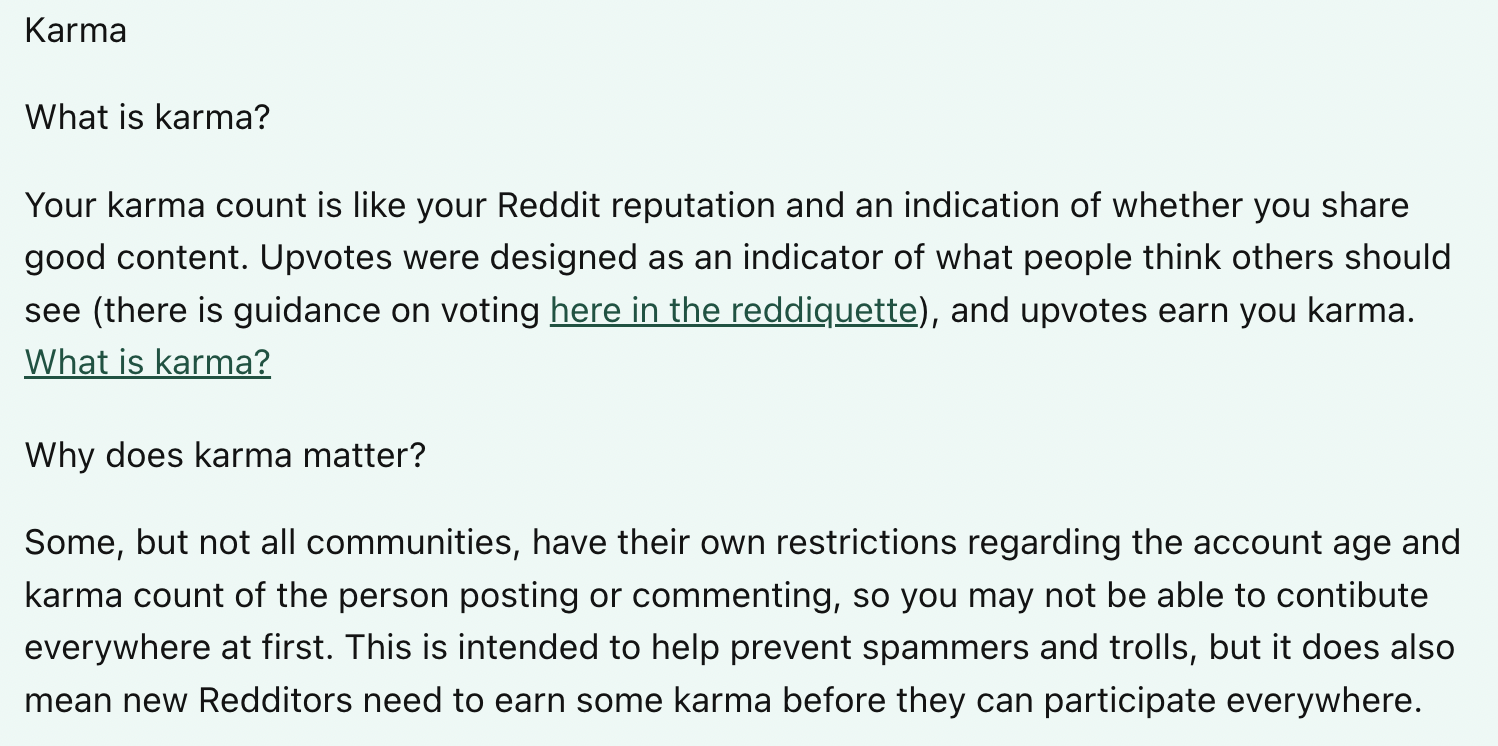 reddit-karma