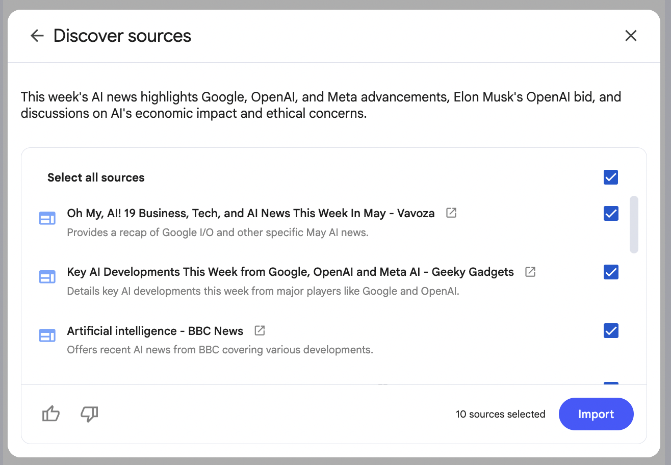 notebooklm-for-business-source-discover-sources-results