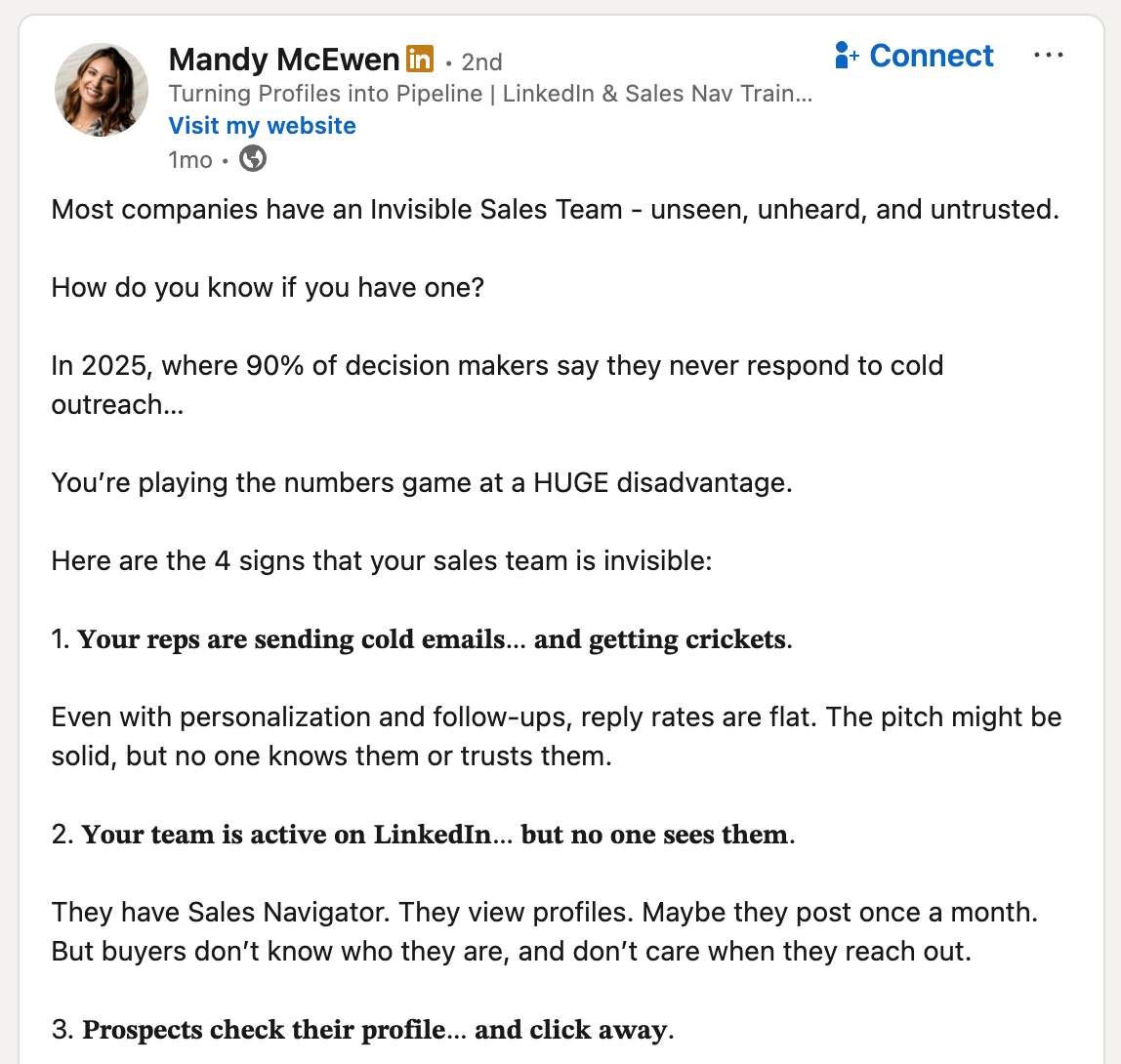 driving-qualified-leads-with-linkedn-content-a-proven-formula-niche-problem-post-symptoms