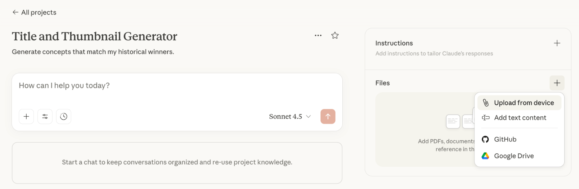 streamlining-content-creation-with-claude-projects-new-project-knowlege-base