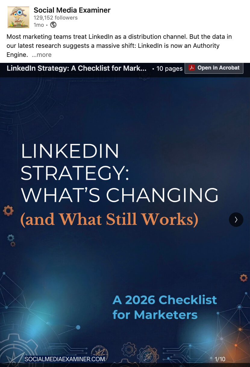 how-to-adjust-your-content-for-linkedIns-new-feed-algorithm-carousel-document-post