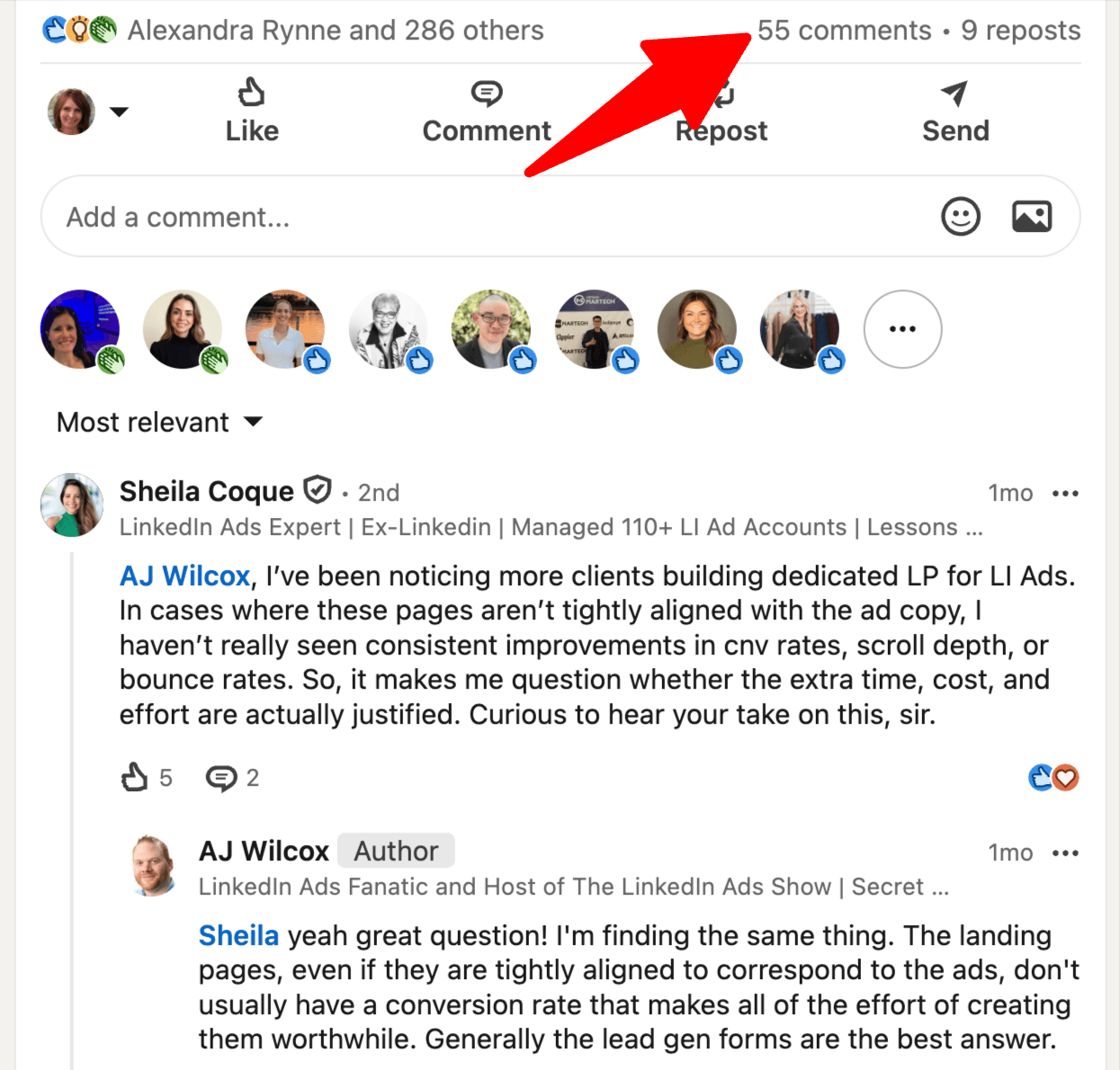 how-to-adjust-your-content-for-linkedIns-new-feed-algorithm-comments